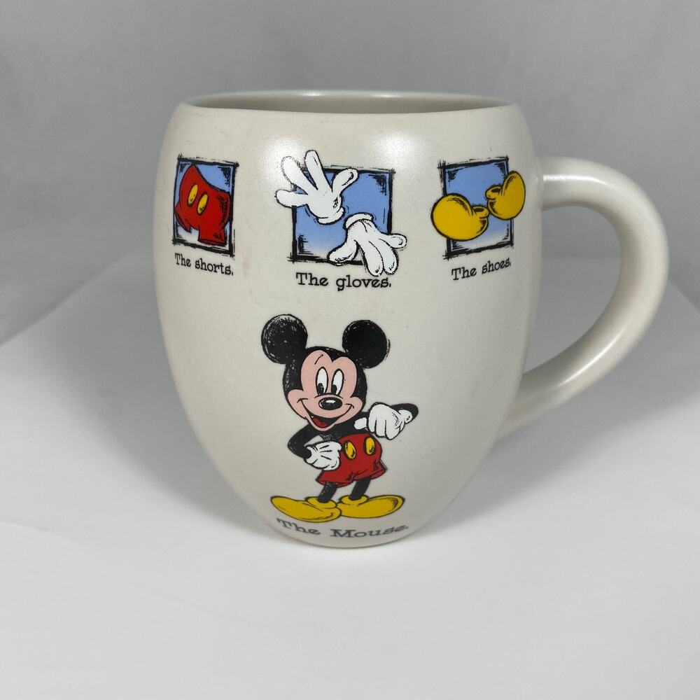 Disney Store The Mouse The Shorts The Gloves The Shoes Mug MICKEY MOUSE